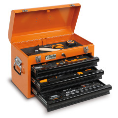 BW 2200E/21 - Шкаф с 3 чекмеджета и 159 бр. инструменти на 1/4" и 1/2"