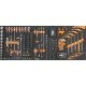 КОД:024006383 / BW 2400 RSC24AXXL-A - Количка за инструменти с 8 чекмеджета + ATS и комплект от 1061 бр. инструменти / BW 2400 RSC24AXXL-A от Beta категория Колички и шкафове за инструменти от Beta-Tools.bg