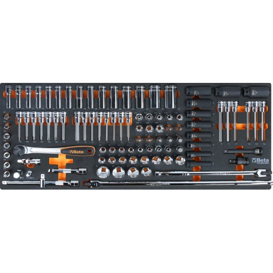 КОД:024006383 / BW 2400 RSC24AXXL-A - Количка за инструменти с 8 чекмеджета + ATS и комплект от 1061 бр. инструменти / BW 2400 RSC24AXXL-A от Beta категория Колички и шкафове за инструменти от Beta-Tools.bg