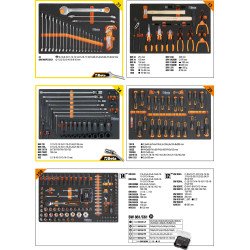 BW 2400S7/AUTO-O/5M - Количка за инструменти със 7 чекмеджета и 262 бр. инструменти за автосервизи BW 2400S7/AUTO-O/5M - Количка за инструменти със 7 чекмеджета и 262 бр. инструменти за автосервизи