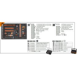 BW 2400S XL9/E-XL-O - Количка за инструменти с 9 чекмеджета + ATS, с комплект от 487 бр. инструменти BW 2400S XL9/E-XL-O - Количка за инструменти с 9 чекмеджета + ATS, с комплект от 487 бр. инструменти