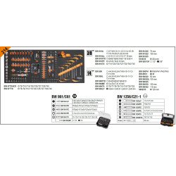 BW 2400S XL9/E-XXL-O - Количка за инструменти с 9 чекмеджета + ATS, с комплект от 716 бр. инструменти BW 2400S XL9/E-XXL-O - Количка за инструменти с 9 чекмеджета + ATS, с комплект от 716 бр. инструменти