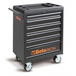 BW C04BOX-A VU - Количка с 6 чекмеджета с комплект от 196 бр. инструменти за обща употреба