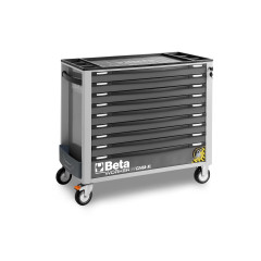 BW 2400S XLG9/E-XXL - Количка за инструменти с 9 чекмеджета + ATS, с комплект от 716 бр. инструменти, сива