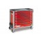 BW 2400S XLR9/E-XL - Количка за инструменти с 9 чекмеджета + ATS, с комплект от 487 бр. инструменти, червена