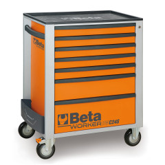 BW 2400S 7/E-M - Количка за инструменти със 7 чекмеджета, с комплект от 309 бр. инструменти