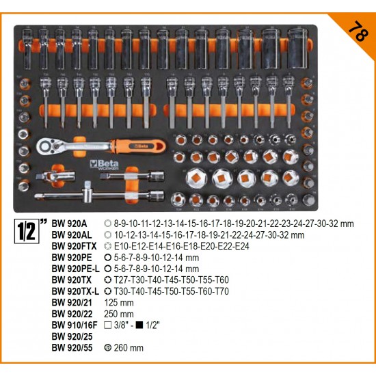 КОД:024006253 / BW 2400S XLR9/E-XL - Количка за инструменти с 9 чекмеджета + ATS, с комплект от 487 бр. инструменти, червена / BW 2400S XLR9/E-XL от Beta категория Колички и шкафове за инструменти от Beta-Tools.bg