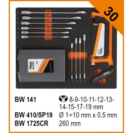 КОД:024006251 / BW 2400S XLO9/E-XL - Количка за инструменти с 9 чекмеджета + ATS, с комплект от 487 бр. инструменти, оранжева / BW 2400S XLO9/E-XL от Beta категория Колички и шкафове за инструменти от Beta-Tools.bg