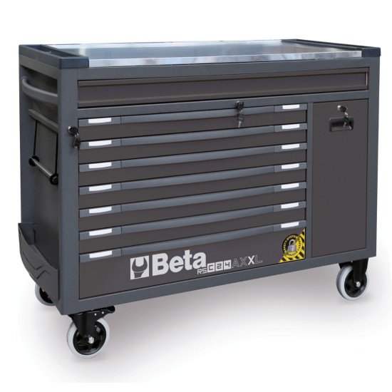 КОД:024006383 / BW 2400 RSC24AXXL-A - Количка за инструменти с 8 чекмеджета + ATS и комплект от 1061 бр. инструменти / BW 2400 RSC24AXXL-A от Beta категория Колички и шкафове за инструменти от Beta-Tools.bg