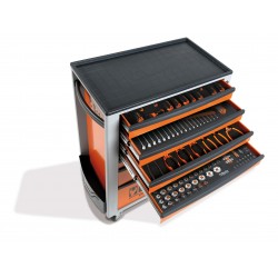 BW 2400S 7/E-M - Количка за инструменти със 7 чекмеджета, с комплект от 309 бр. инструменти