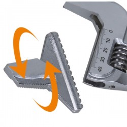 111ER 300 - Ключ раздвижен с реверсивна челюст хромиран с две скали (мм, inch) до 40 мм (1.1/4")