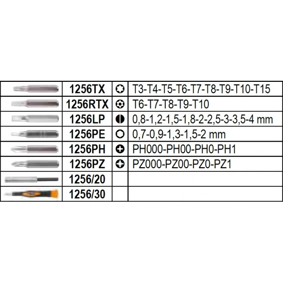 КОД:012560100 / 1256/C36-2 - Комплект микроотвертка с 36 броя битове и магнитен държач в кутия / 1256/C36-2 от Beta категория Вложки и битове от Beta-Tools.bg