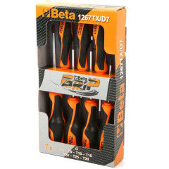 1267TX/D7 - К-т от 7 бр. отвертки BetaGRIP, TORX