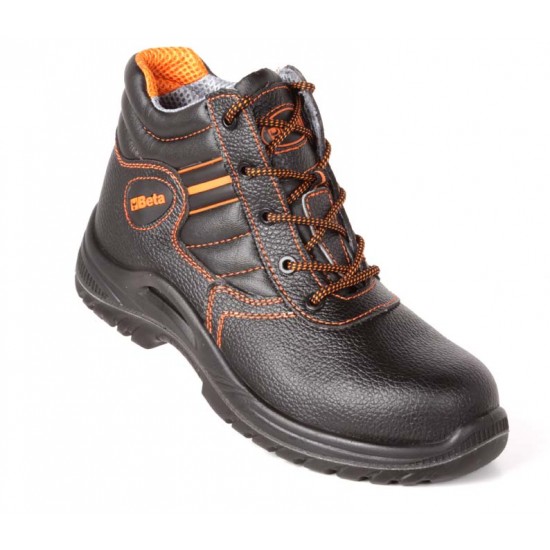 КОД:072010441 / 7201BKK 41 - Високи работни обувки Basic Plus от естествена кожа, водоустойчиви, без метални елементи / 7201BKK 41 от Beta категория Работни обувки от Beta-Tools.bg