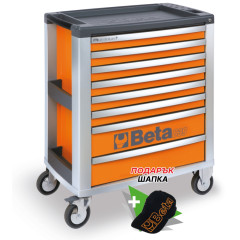C39-8 - Количка ALUMINIUM за инструменти с 8 чекмеджета