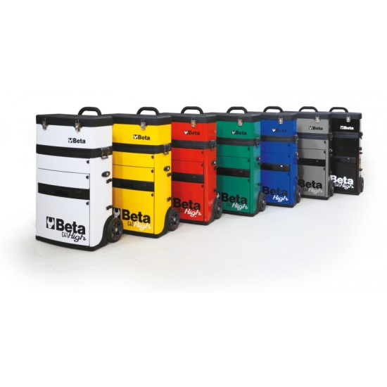 КОД:041000008 / C41H-R - Двумодулна количка за инструменти с 3 чекмеджета, червена / C41H-R от Beta категория Преносими колички, куфари и кутии от Beta-Tools.bg