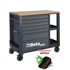RSC24L/7-A - Количка за инструменти със 7 чекмеджета и странични рафтове, антрацит