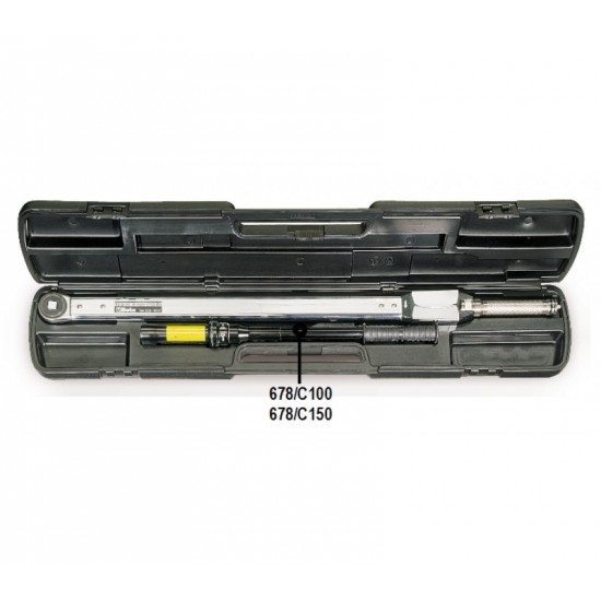 678 /C65 - Динамометричен ключ Click-type на 3/4" с Push-through тресчотка в пластмасова кутия