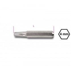 1256 TX10 - Бит TORX® 4 мм за микроотвертка, L=27мм