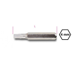 1256 RTX6 - Бит RTX 4 мм за микроотвертка, L=27мм