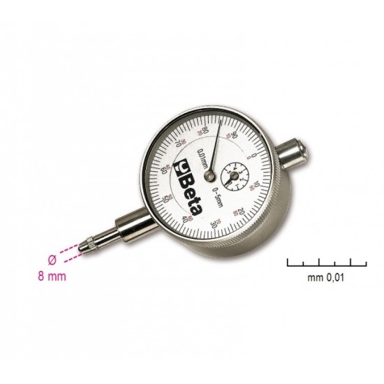 1662 /2 - Индикаторен часовник 0-10мм за измерване на деформации, хлабини и др.