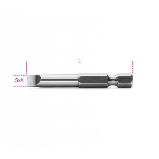 862 LP0,6X4,5 - Бит плосък на 1/4" L=50мм