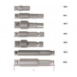 892 /0 - Адаптор квадрат 1/4" с опашка шестостен 1/4" L=25мм