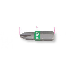 860 PH0 - Бит PHILLIPS на 1/4" L=25мм със зелена маркировка