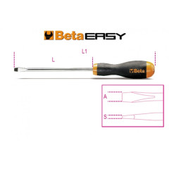 Отвертка права BetaEasy с разширен връх - 1201  - 012010003