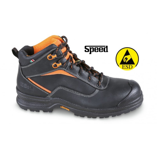 КОД:072910341 / Обувки работни от естествена кожа, високи - 072910341 (СПРЕНИ ОТ ПРОИЗВОДСТВО) / 7291NA 41 от Beta категория Серия Active от Beta-Tools.bg