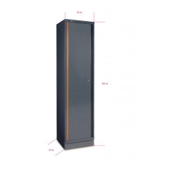 C55 A1 - Шкаф (500х500х2000мм) с 1 врата, метална конструкция, три рафта
