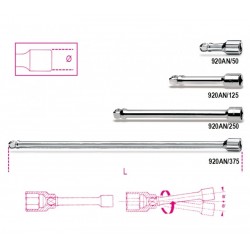 920 AN/125 - Удължение на 1/2" L=125мм с обла глава