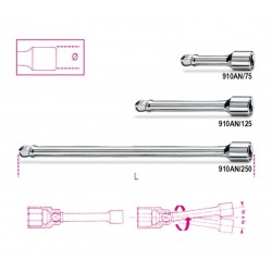 910 AN/125 - Удължение на 3/8" L=125мм с обла глава