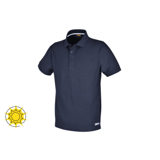 7552BL - Тениска тип Polo Shirt, с три копчета, от памучно пике, 200 g/m2, синя 7552BL - Тениска тип Polo Shirt, с три копчета, от памучно пике, 200 g/m2, синя