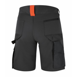 ​7661G - Работни бермуди стреч, олекотени, Slim fit кройка, сиви