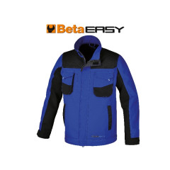 7909B - Работно яке Easy с много джобове, синьо