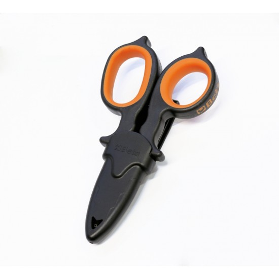 КОД:011280088 / 1128BAX - Двойно действаща ножица за електротехници, карбоново покритие / 1128BAX от Beta категория Ножици от Beta-Tools.bg