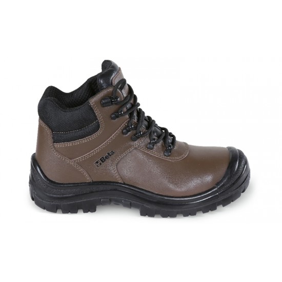 КОД:072360344 / 7236BK 44 - Високи работни обувки Trekking от ​Action набук, водоустойчиви, полиуретаново подсилване в областта на бомбето и система за бързо развързване / 7236BK 44 от Beta категория Работни обувки от Beta-Tools.bg
