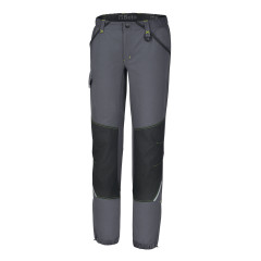 7600G - Работен панталон Trekking Heavy от стреч материя със Slim Fit кройка, сив