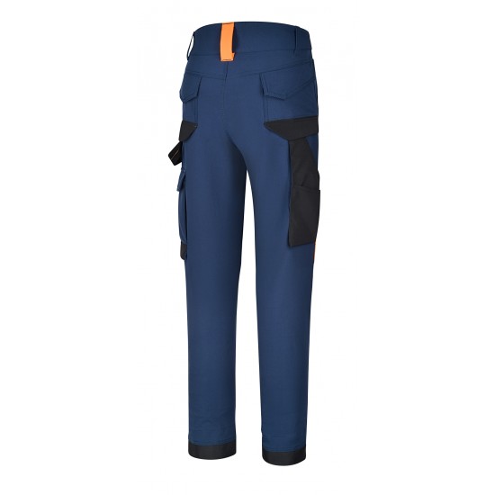 КОД:076500100 / 7650B XS - Работен панталон Top Line от стреч материя със Slim Fit кройка и много джобове, син / 7650B XS от Beta категория Работни панталони от Beta-Tools.bg