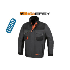 7869G - Работно яке Easy, олекотено, с много джобове, сиво