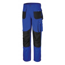 7900B - Работен панталон Easy с много джобове, син