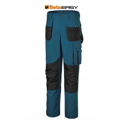 7900P - Работен панталон Easy с много джобове, петролено син