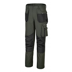 7900V - Работен панталон Easy с много джобове, зелен