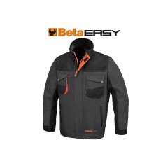 7909G - Работно яке Easy с много джобове, сиво