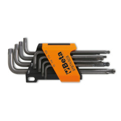 97BTX/SC8 - К-т от 8 бр. Г-образни ключове TORX със сферична глава в държач