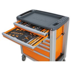 C39-6 - Количка ALUMINIUM за инструменти с 6 чекмеджета