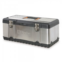 CP17L - Кутия за инструменти от неръждаема стоманена ламарина и пластмаса, с подвижна тава